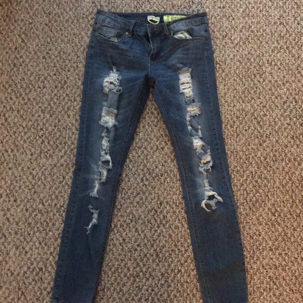Indigo Rein Ripped Skinny Jeans